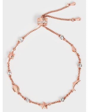 Charles & Keith Oceana Crystal Bracelet - White