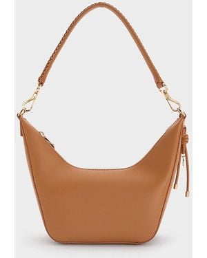 Charles & Keith Everleigh Crossbody Bag - White