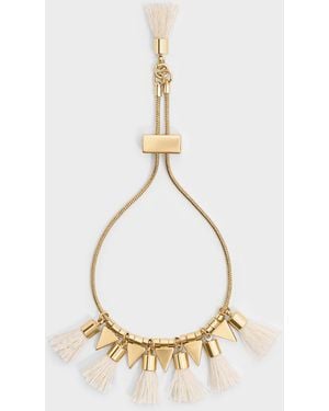 Charles & Keith Orelia Tassel Bracelet - White