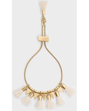 Charles & Keith Orelia Tassel Bracelet - White