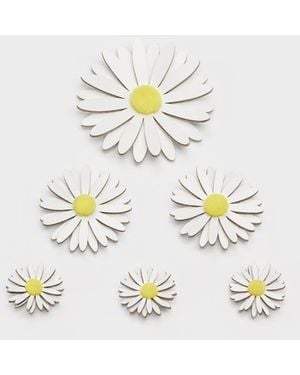 Charles & Keith Polly Floral Appliques Set - White
