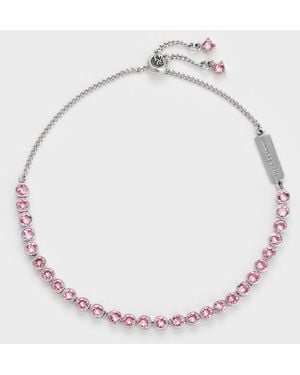 Charles & Keith Paige Crystal Tennis Bracelet - White