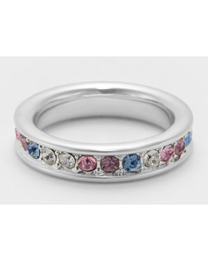 Charles & Keith Maeve Crystal-Embellished Ring - White