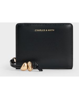 Charles & Keith Augustine Zip-Around Small Wallet - Black