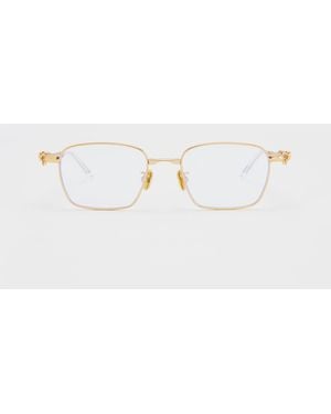 Charles & Keith Paige Clear Rectangular Sunglasses - Multicolor