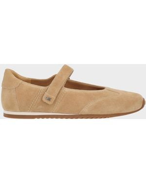 Charles & Keith Jace Suede Mary Janes - White