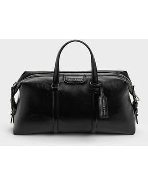 Charles & Keith Fergie Bowling Bag - Black