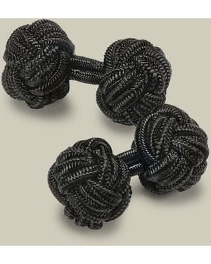 Charles Tyrwhitt Knoten-Manschettenknöpfe - Schwarz