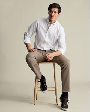 Charles Tyrwhitt Jean 5 Poches En Sergé - Neutre