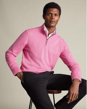 Charles Tyrwhitt Troyer Aus Reinem Merino - Pink