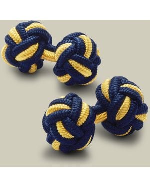 Charles Tyrwhitt Knoten-Manschettenknöpfe - Blau