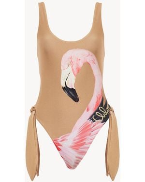 Chloé Costume Da Bagno Intero Con Dettagli Cut-Out - Rosa