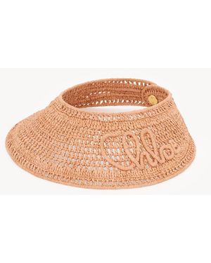 Chloé The Raffia Visor - Multicolour