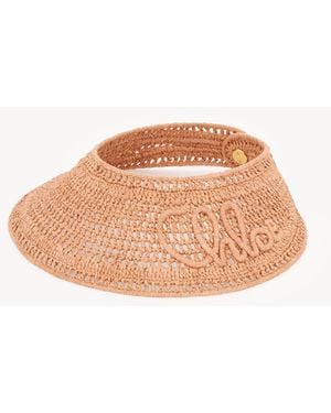 Chloé Visière Raffia - Multicolore