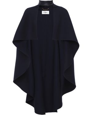 ポンチョ・ケープ CHLOE WOOL ASYMMETRIC CAPE Chloe(クロエ) ポンチョ・ケープ(レディース) - 海外通販のBUYMA
