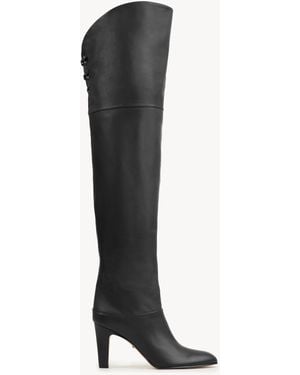 Chloé Eve Thigh High Boot - Black