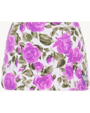 Chloé Falda De Baño De Talle Alto - Morado