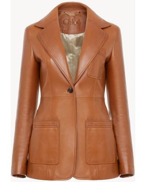 Chloé Tailored Jacket - Brown