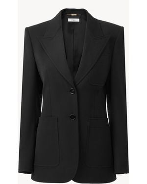 Chloé Single-Breasted Tailored Jacket - Black