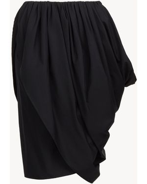 Chloé Knee-Length Wrap Skirt - Black