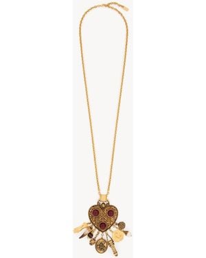 Chloé The Heartfull Pendant Necklace - Metallic