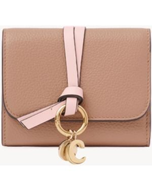 Chloé Small Alphabet Tri-Fold - Pink