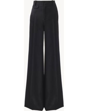 Chloé High-Rise Flared Trousers - Zwart