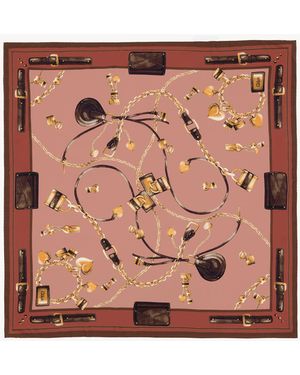 Chloé Foulard Quadrato Paddington - Rosa