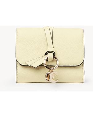 Chloé Alphabet Small Tri-Fold - Metallic