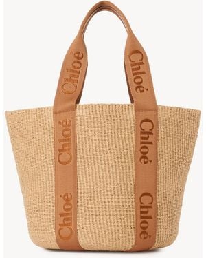 Chloé Large Woody Basket - Multicolour