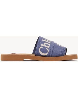 Chloé Woody Mule - Blue