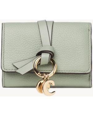 Chloé Mini Portefeuille À Trois Volets Alphabet - Multicolore