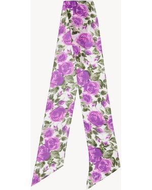 Chloé The Wild Flowers Bandeau Scarf - Purple