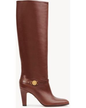 Chloé Eve Heeled Boot - Brown