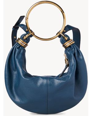 Chloé Small Bracelet Hobo Bag - Blue