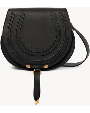Chloé Marcie Saddle Bag - Black