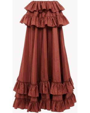 Chloé Tiered Maxi Skirt