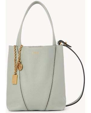 Chloé Small Spin Tote Bag - Grey