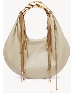 Chloé Borsa Hobo Twisted Shell - Neutro