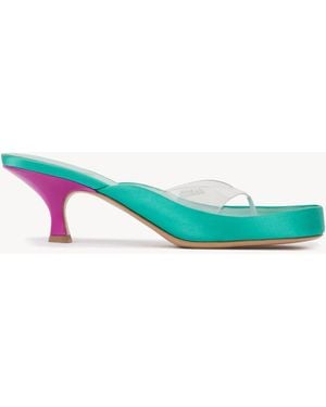 Chloé Junie Heeled Sandal - Green