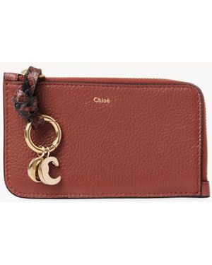 Chloé Alphabet Wallet - Red