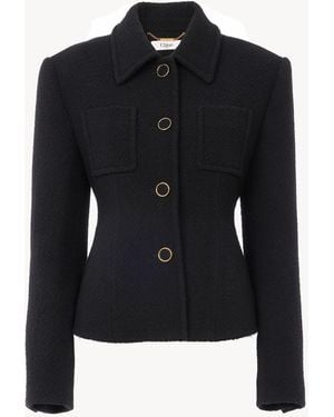 Chloé Fitted Tailored Jacket - Black