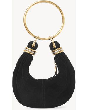 Chloé Bracelet Hobo Bag Mini - Nero