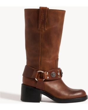 Chloé Botas Dakota - Marrón