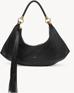 Chloé Borsa A Spalla Foulard - Nero