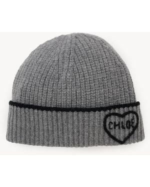 Chloé The Encoeur Beanie - Grey