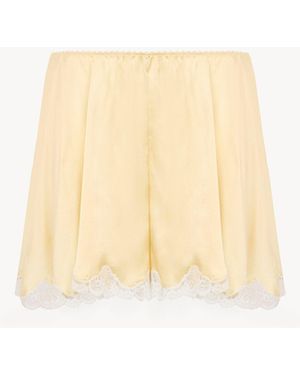 Chloé Fluid Shorts - Natural