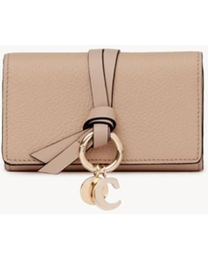 Chloé Alphabet Key Case - Natural