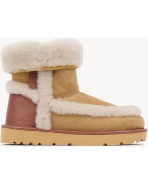 Chloé Dolcie Ankle Boot - Natural