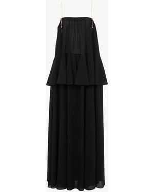 Chloé Sleeveless Long Dress - Black